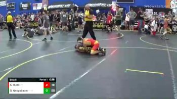 92 lbs Round 2 (6 Team) - Slayden Hunt, East Kansas Eagles vs Dyson Neugebauer, The Funky Singlets Teal