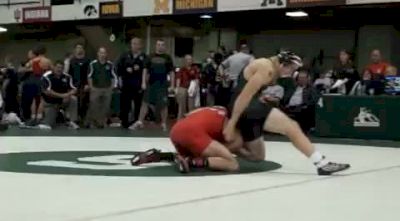 174 lbs finals Nick Purdue (Ohio Universtiy) vs. Nick Heflin (Ohio State)