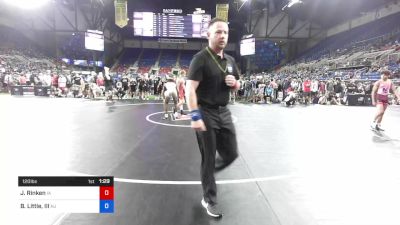 120 lbs Rnd Of 32 - Jayden Rinken, Iowa vs Brian Little, III, New Jersey