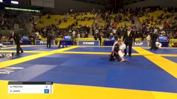 N. PRESTON vs D. JAMES 2018 Pan Kids Jiu-Jitsu IBJJF Championship