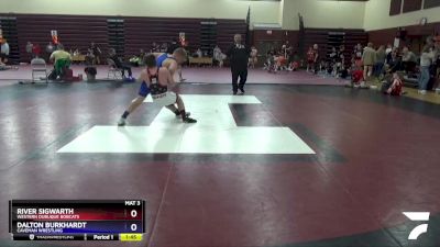 16U-10 lbs Round 2 - River Sigwarth, Western Dubuque Bobcats vs Dalton Burkhardt, Caveman Wrestling