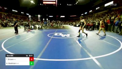 152 lbs Consi Of 16 #2 - Tyler Brown, Mission Hills (SD) vs Henry Baalman, Dublin (NC)