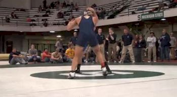 174 lbs consolation George Markou (Trine) vs. David Thompson (Bucknell) 3rd