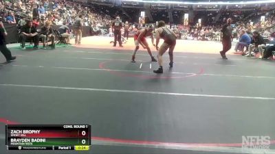 157-5A Cons. Round 1 - Brayden Badini, Mountain Vista vs Zach Brophy, Smoky Hill