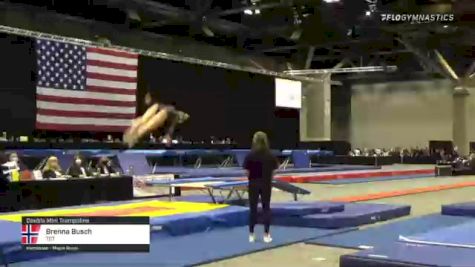 Brenna Busch - Double Mini Trampoline, TCT - 2021 USA Gymnastics Championships