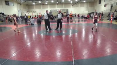 74 lbs 1st Place Match - Connor Bischof, Apple Valley Wrestling Club vs Carter Strauss, No Nonsense Wrestling