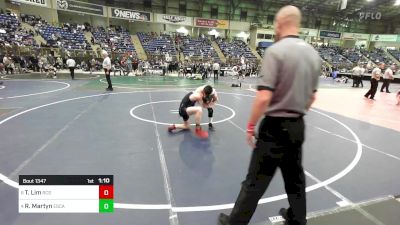 120 lbs Semifinal - Trevor Lim, RCS MS Wrestling vs Ryder Martyn, Escalante Eagles