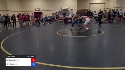 70 kg Cons 64 #2 - Gabriel Delgado, Gold Rush Wrestling vs Wyatt Krejsa, Red Cobra Wrestling Academy