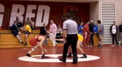 133 lbs finals Scotti Sentes CMU vs. Joseph Stanione Cornell