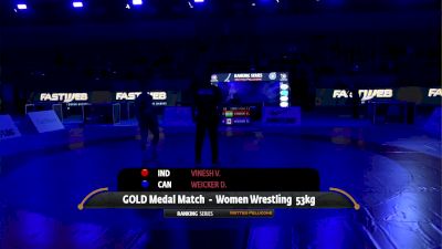 53 kg Vinesh VINESH, IND vs Diana Mary Helen WEICKER, CAN