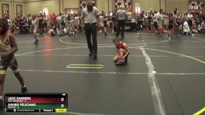 49 lbs Round 2 (6 Team) - Jack Sanders, Mat Assassins vs Xavier Feliciano, M2TCNJ