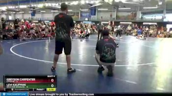50 lbs Round 1 (10 Team) - Greyson Carpenter, Little MF vs Levi Kaufman, Backyard Brawlers
