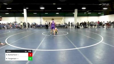 165 lbs Round Of 128 - Sawyer Rutherford, TN vs Noah Torgerson, MN