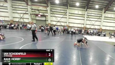 101 lbs 1st Place Match - Ian Schoenfeld, Syracuse vs Rave Morby, Layton