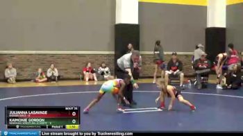 58 lbs Round 5 (12 Team) - Julianna Lasavage, Badger Girls vs Kaimonie Gordon, Nebraska Wrestling Academy