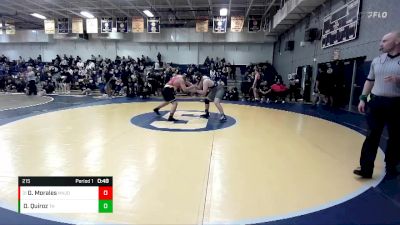 215 lbs Cons. Round 3 - Gael Morales, Mission Viejo vs Daniel Quiroz, Trabuco Hills