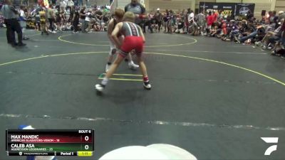 112 lbs Semis & 1st Wrestleback (8 Team) - Caleb Asa, Aggression Legionaries vs Max Mandic, American Gladiators-Venom