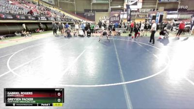 106 lbs 3rd Place Match - Gabriel Rogers, North Carolina vs Greysen Packer, Team Idaho Wrestling Club