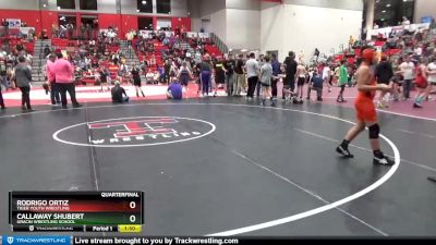 105 lbs Quarterfinal - Rodrigo Ortiz, Tiger Youth Wrestling vs Callaway Shubert, Gracin Wrestling School