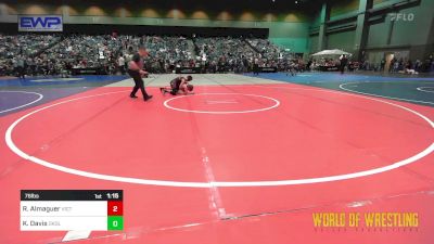 76 lbs Round Of 32 - Ricky Almaguer, Victory Wrestling Club,wa vs Karsen Davis, Oakdale