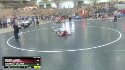 125 lbs Semifinal - Jonathan Graham, Everett Renegades Wrestling Club vs Brodie Jaeckel, Sumner Co Wrestling Club