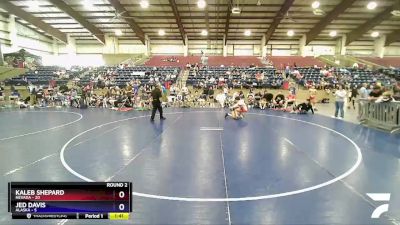 120 lbs Round 2 (6 Team) - KALEB SHEPARD, Nevada vs Jed Davis, Alaska