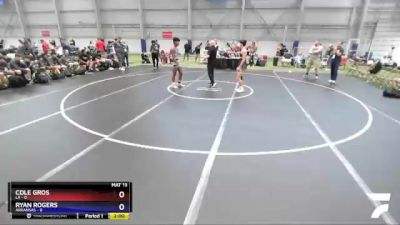 145 lbs 2nd Wrestleback (16 Team) - Cole Gros, LA vs Ryan Rogers, Arkansas