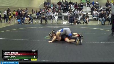 101 lbs Quarterfinal - Justin Barber, Brighton Wrestling Club vs Grady Ward, Greenville Elite