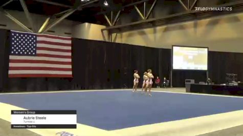Aubrie Steele - Women's Group, Tumble U - 2021 USA Gymnastics Championships