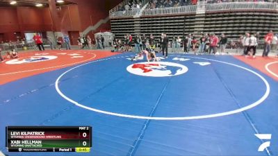 102 lbs Champ. Round 1 - Xabi Hellman, Wyoming Unattached vs Levi Kilpatrick, Wyoming Underground Wrestling