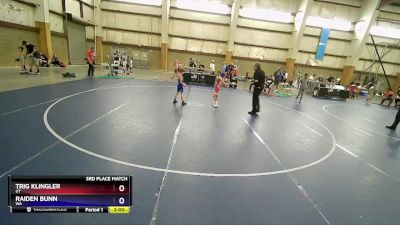 56 lbs 3rd Place Match - Trig Klingler, UT vs Raiden Bunn, WA