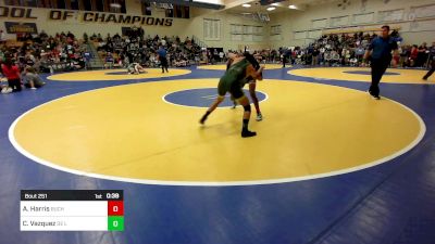 135 lbs Consi Of 32 #2 - Anthony Harris, Buchanan vs Carlos Vazquez, De La Salle