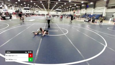 62 lbs Consolation - Madden Barron, BlackCat WC vs Wyatt Miller, Bear WC