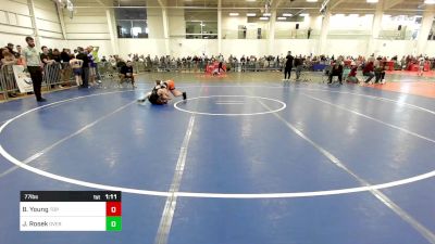 77 lbs Round Of 32 - Benjamin Young, Top Flight Wr Ac vs Jack Rosek, Overcomer Training Center