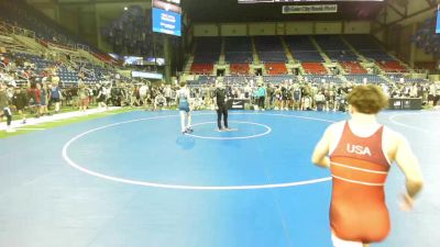 113 lbs Cons 32 #2 - Bradyn Volz, Indiana vs Johnny Leck, Kansas