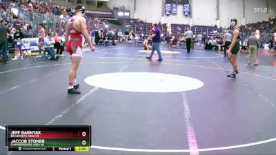 190 lbs Champ. Round 2 - Jaccob Stoner, Chambersburg Area Hs vs Jeff Barnyak, Bellefonte Area Hs