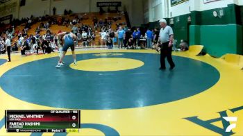 182 lbs 3rd Place Match - Farzad Hashimi, El Dorado vs Michael Whitney, Los Osos