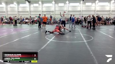 190 lbs Round 6 (8 Team) - Tayshaun Glover, Combat Athletics Black vs Linkin Callahan, Glasgow WA