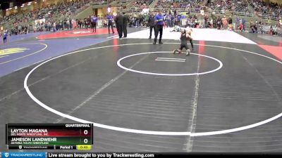 70 lbs Quarterfinal - Jameson Landwehr, Astoria Youth Wrestling vs Layton Magana, Del Norte Wrestling, Inc.