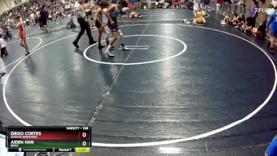 108 lbs Champ. Round 2 - Diego Cortes, Rancho Bernardo vs Aiden Han, BKWC