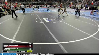 Quarterfinal - Tristan Burbach, Central City vs Brenden Bolling, Pierce