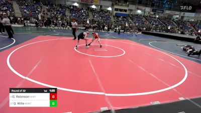 95 lbs Round Of 32 - Dan Robinson, North Fork vs Quentin Wills, Monte Vista