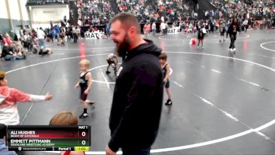 40 lbs Round 2 - Ali Hughes, Ready RP Nationals vs Emmett Pittmann, Siouxland Wrestling Academy