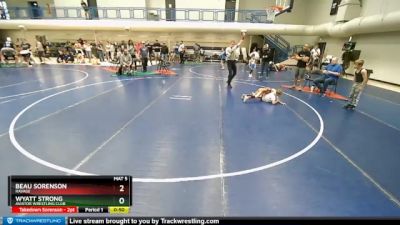 44-47 lbs Round 2 - Wyatt Strong, Aviator Wrestling Club vs Beau Sorenson, Ravage