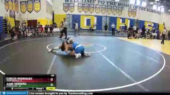 126 lbs Round 4 (8 Team) - Gabe Herrero, Cypress Bay vs Carlos Rodriguez, Team Osceola