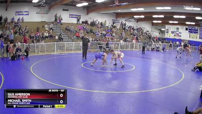 157 lbs 1st Place Match - Gus Amerson, Newberg Mat Club vs Michael Smith, All-Phase Wrestling