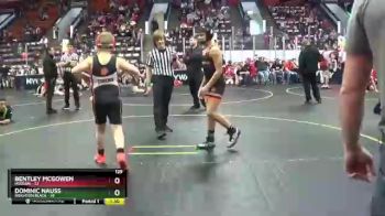 129 lbs Semis & 1st Wrestleback (8 Team) - Dominic Nauss, Brighton Black vs Bentley McGowen, Hudson