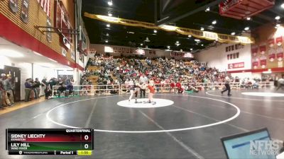 115 lbs Quarterfinal - Sidney Liechty, Evanston vs Lily Hill, Wind River