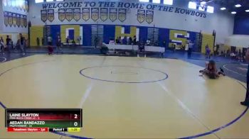 138 lbs Round 1 (8 Team) - Aedan Randazzo, Palm Harbor vs Laine Slayton, Free-Buch-Creek #2