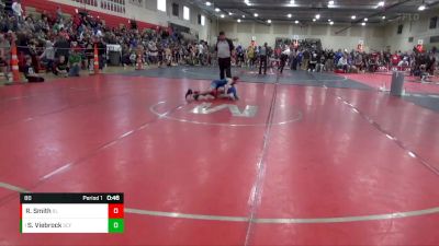 80 lbs Round 1 - Sawyer Viebrock, St. Croix Falls vs Rebekah Smith, Big Lake